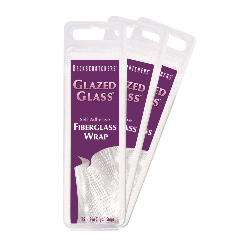 Backscratchers Glass Glaze Self Adhesive Fibreglass Mesh 12 yds