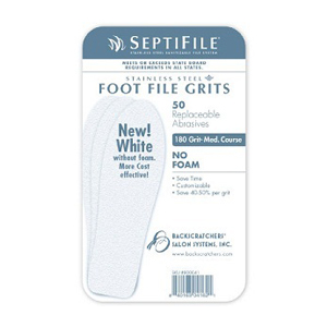 Backscratchers Septifile Foot Files White