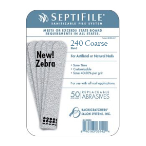 Backscratchers Septifile Replacement Zebra Abrasives